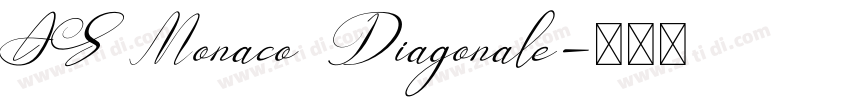 AS Monaco Diagonale字体转换